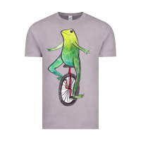 Vintage Zinc dat boi watercolor unicycle frog Vintage Tee - linhVisuals