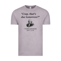 Funny Thomas Jefferson Usa History Teacher Student Gift T Shirt Vintage Tee | Teevron