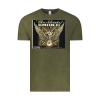 Vintage Olive Blackberry Smoke Vintage Tee - linhVisuals