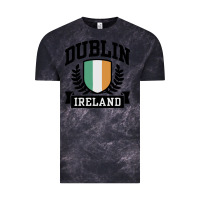 Cloud Black dublin ireland Vintage Tee - linhVisuals