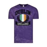 Cloud Purple dublin ireland Vintage Tee - linhVisuals