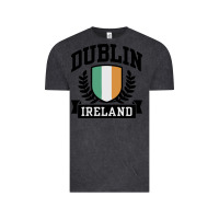 Vintage Black dublin ireland Vintage Tee - linhVisuals