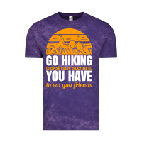 Cloud Purple hiking t  shirt go hiking Vintage Tee - linhVisuals
