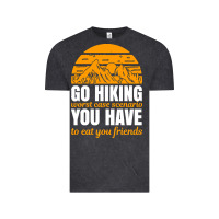 Vintage Black hiking t  shirt go hiking Vintage Tee - linhVisuals