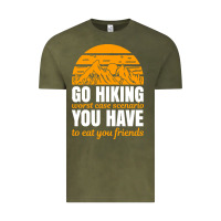 Vintage Olive hiking t  shirt go hiking Vintage Tee - linhVisuals