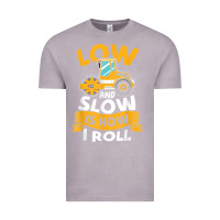 Vintage Zinc asphalt paving operator quote low and slow is how i roll t shirt Vintage Tee - linhVisuals