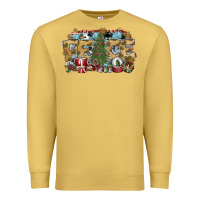 Antique Gold peace Premium Sweatshirt - SublimationCraftShop