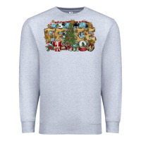 Heather Grey peace Premium Sweatshirt - SublimationCraftShop