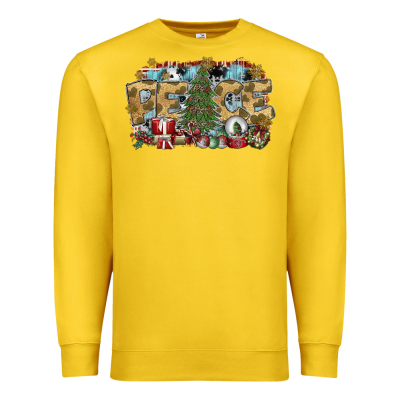 Peace Premium Sweatshirt by SublimationCraftShop | Teevron