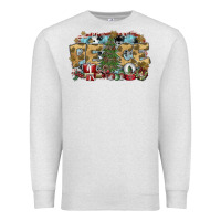 Oatmeal Heather peace Premium Sweatshirt - SublimationCraftShop