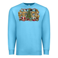 Ocean Blue peace Premium Sweatshirt - SublimationCraftShop