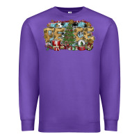 Purple peace Premium Sweatshirt - SublimationCraftShop
