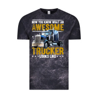 Cloud Black awesome trucker big rig semi trailer truck driver gift men tank top Vintage Tee - linhVisuals