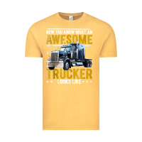 Vintage Mustard awesome trucker big rig semi trailer truck driver gift men tank top Vintage Tee - linhVisuals