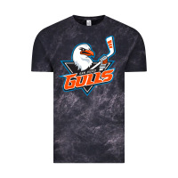Cloud Black san diego gulls Vintage Tee - linhVisuals