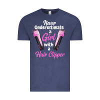 Vintage Denim barber shirts for women   funny hairdresser barber t shirt Vintage Tee - linhVisuals