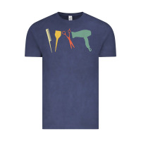 Vintage Denim barber vintage hairdresser hairstylist cosmetologist t shirt Vintage Tee - linhVisuals