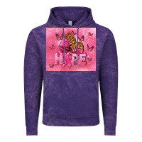 Cloud Purple hope cancer nails Vintage Hoodie - NancyCooperArtShop