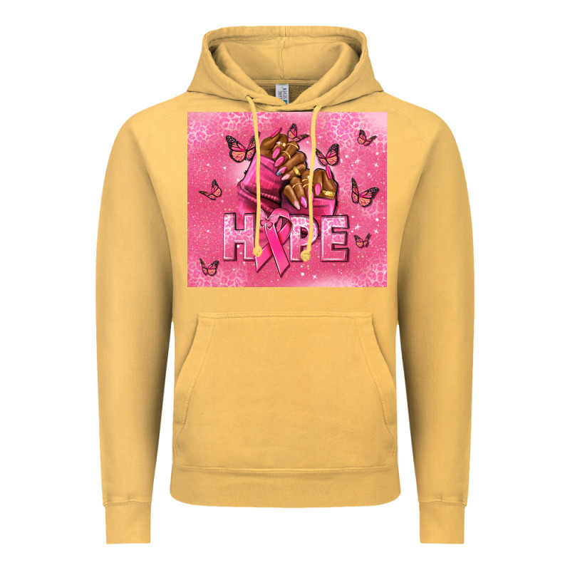 Hope Cancer Nails Vintage Hoodie by NancyCooperArtShop | Teevron