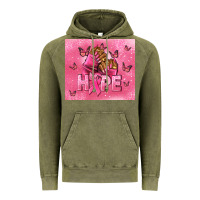 Vintage Olive hope cancer nails Vintage Hoodie - NancyCooperArtShop