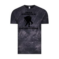 Cloud Black wounded war Vintage Tee - linhVisuals