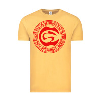 Vintage Mustard cartel de santa Vintage Tee - linhVisuals