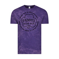 Cloud Purple paddys irish pub Vintage Tee - linhVisuals