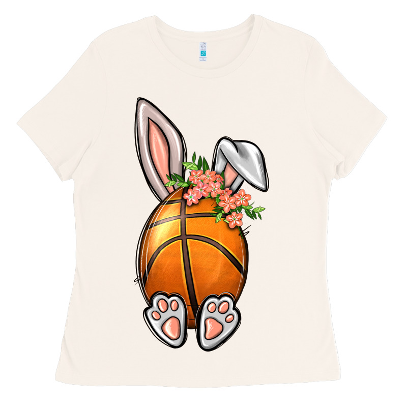 Basketball Easter Bunny Ladies Tee by BundleAndBundleShop | Teevron