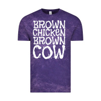 Cloud Purple brown chicken brown cow Vintage Tee - linhVisuals