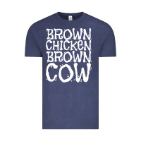 Vintage Denim brown chicken brown cow Vintage Tee - linhVisuals