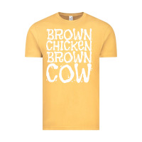 Vintage Mustard brown chicken brown cow Vintage Tee - linhVisuals