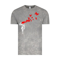Cloud Rock banksy Vintage Tee - linhVisuals