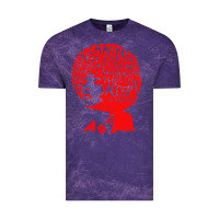 Cloud Purple angela davis political activist Vintage Tee - linhVisuals