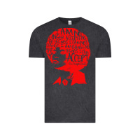Vintage Black angela davis political activist Vintage Tee - linhVisuals