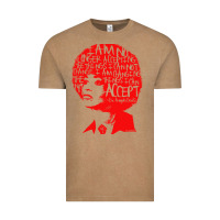 Vintage Coffee angela davis political activist Vintage Tee - linhVisuals