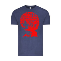 Vintage Denim angela davis political activist Vintage Tee - linhVisuals