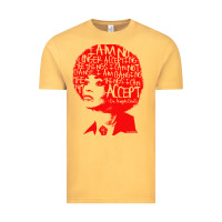 Vintage Mustard angela davis political activist Vintage Tee - linhVisuals