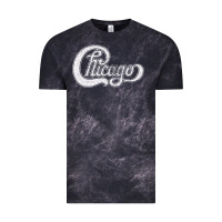 Cloud Black chicago retro styled faded design Vintage Tee - linhVisuals