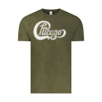 Vintage Olive chicago retro styled faded design Vintage Tee - linhVisuals