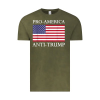 Pro America Anti Trump Shirt   American Usa Flag Resist T Shirt Vintage Tee | Teevron