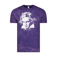 Cloud Purple beethoven Vintage Tee - linhVisuals