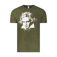 Vintage Olive beethoven Vintage Tee - linhVisuals
