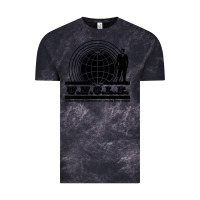Cloud Black the man from uncle Vintage Tee - linhVisuals
