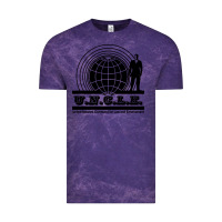 Cloud Purple the man from uncle Vintage Tee - linhVisuals