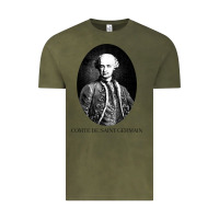 Vintage Olive comte de saint germain occultist philosopher Vintage Tee - linhVisuals
