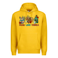 Lemon Peace Love Tequila Premium Hoodie - BundleAndBundleShop