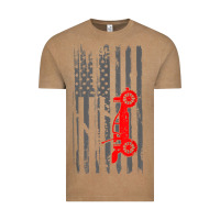 Vintage Coffee rc racing american flag radio control rc car t shirt Vintage Tee - linhVisuals