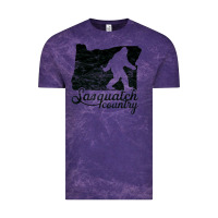 Cloud Purple sasquatch country   sasquatch Vintage Tee - linhVisuals