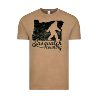 Vintage Coffee sasquatch country   sasquatch Vintage Tee - linhVisuals