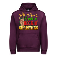 Mauve Wine have a rockin christmas Urban Hoodie - BarkalooDesign